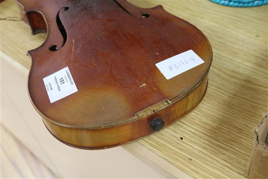 A French viola, for restoration